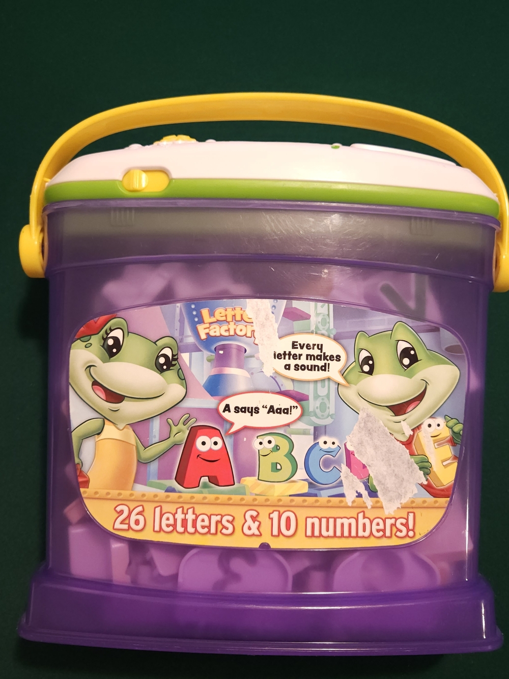 Leap Frog Letters & Numbers Learning Bucket !